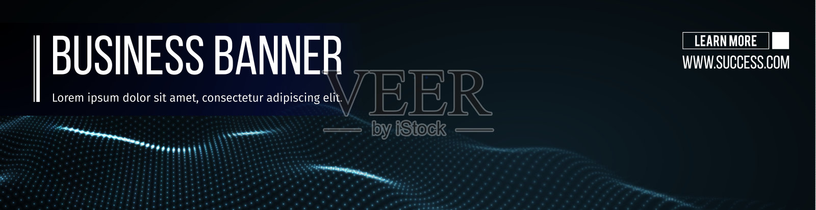 计算机向量旗帜。商业横幅设计EPS 10设计模板素材
