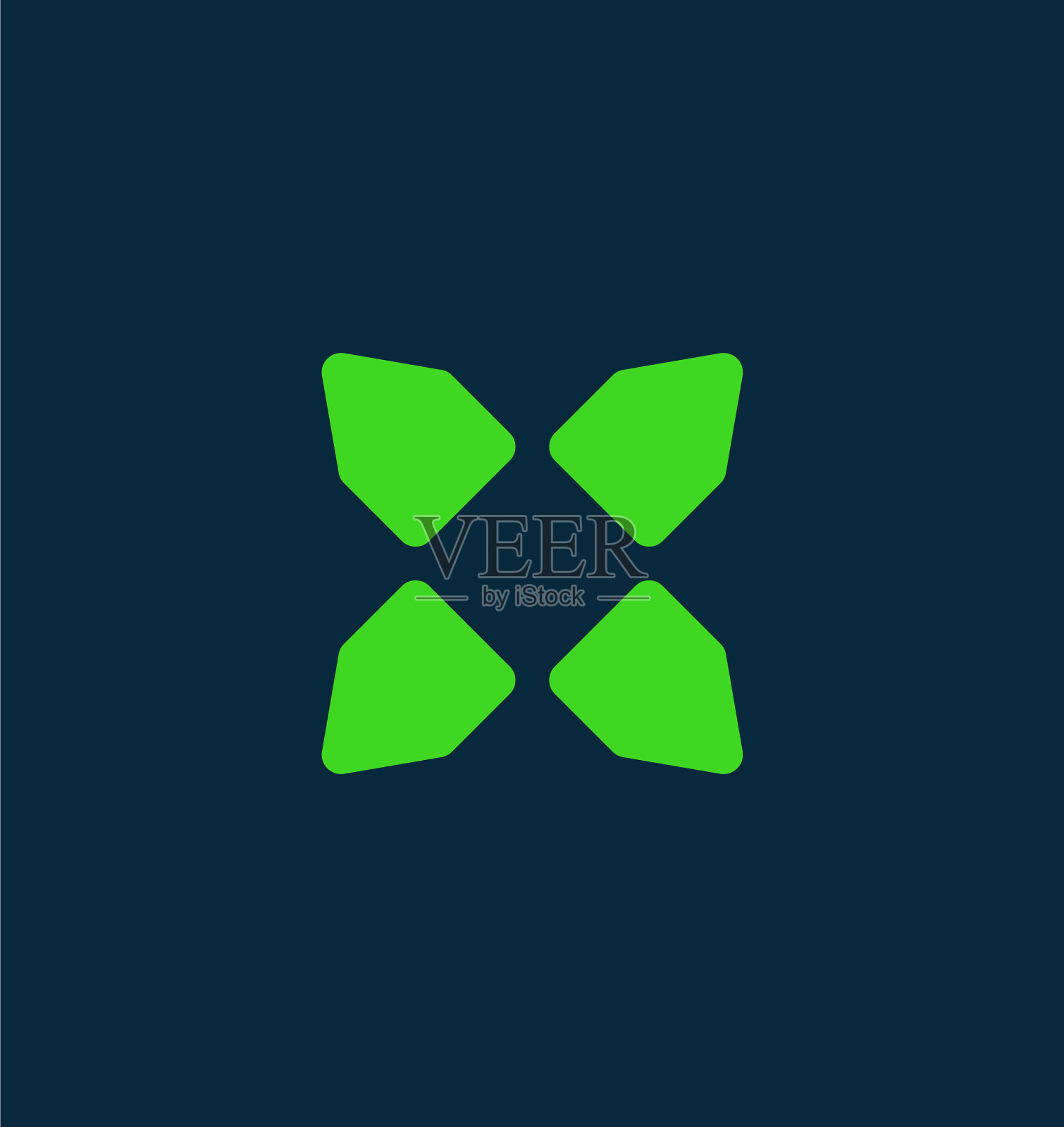 绿色房地产图标移动图标素材