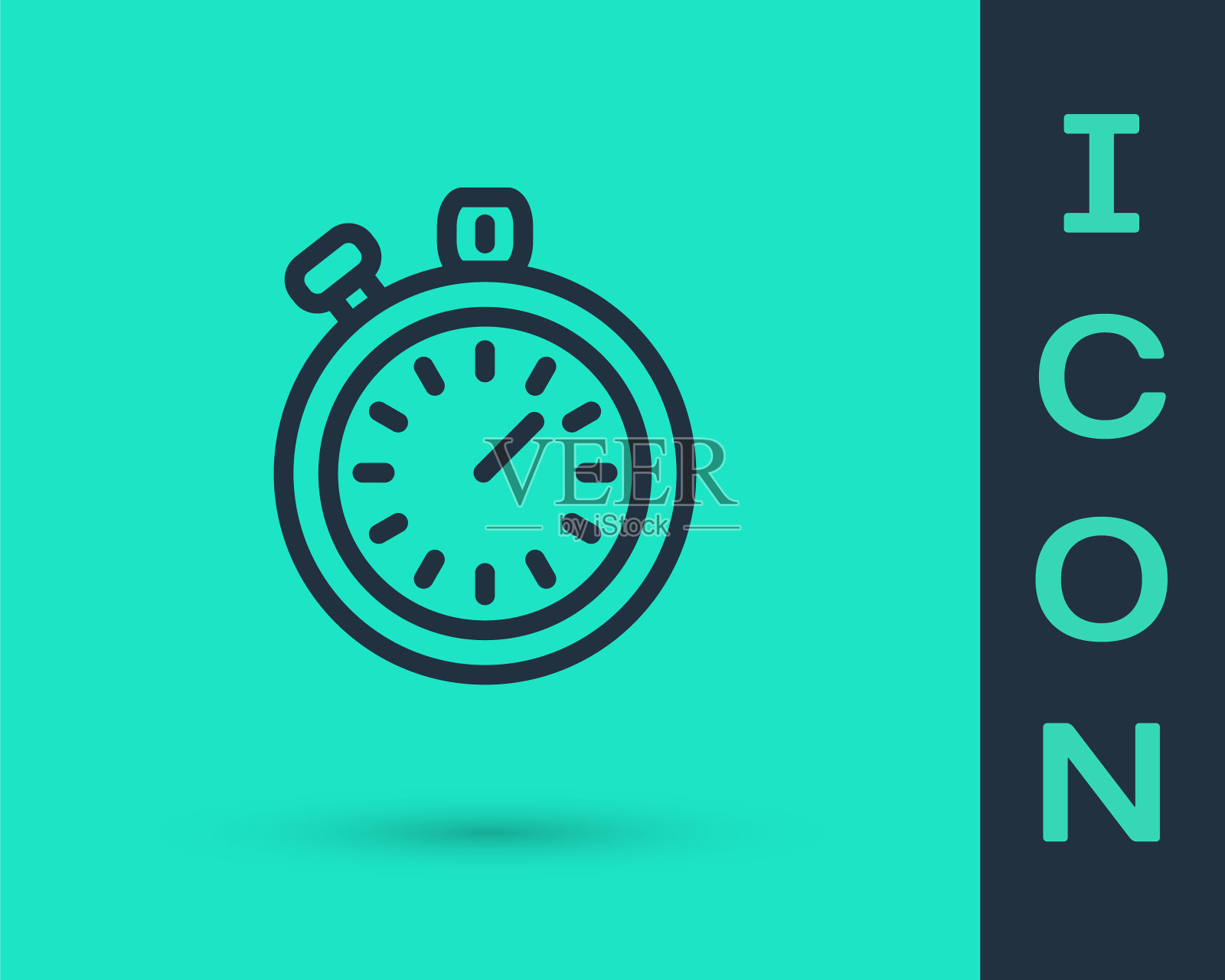 秒表图标插画图片素材