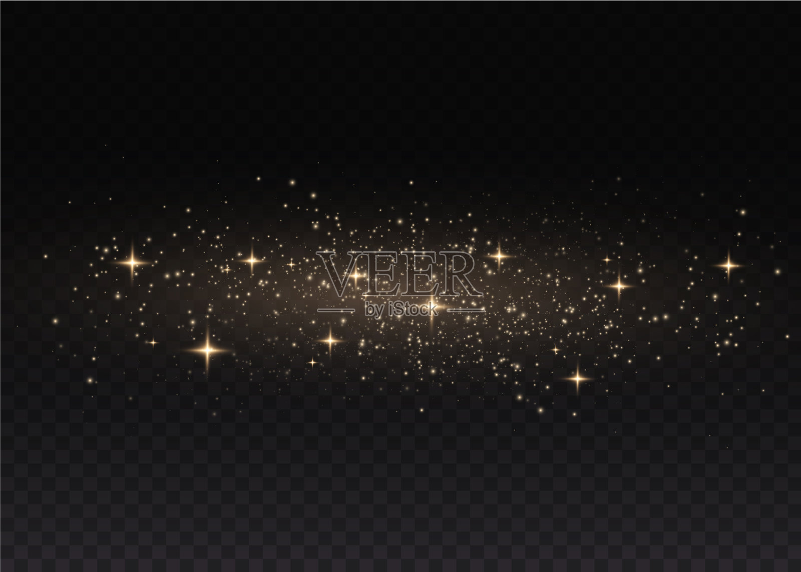 美丽的黄色的尘土插画图片素材