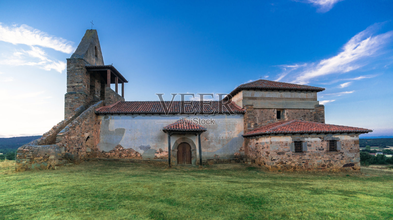 圣埃斯特班教堂，卡斯蒂利亚里昂/西班牙照片摄影图片