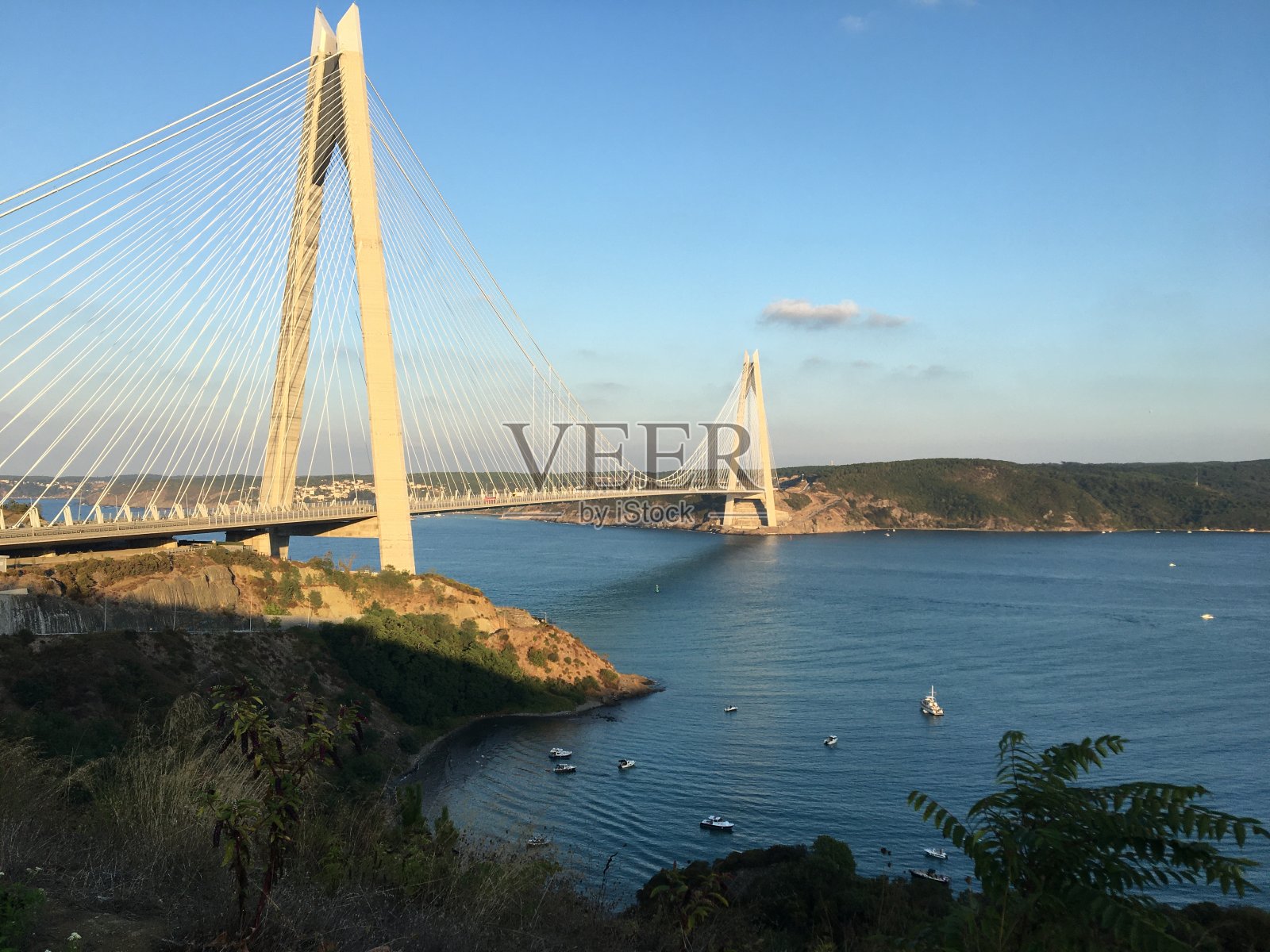 亚武兹苏丹塞利姆桥萨里耶加里佩 2020年9月5日 伊斯坦布尔照片摄影图片