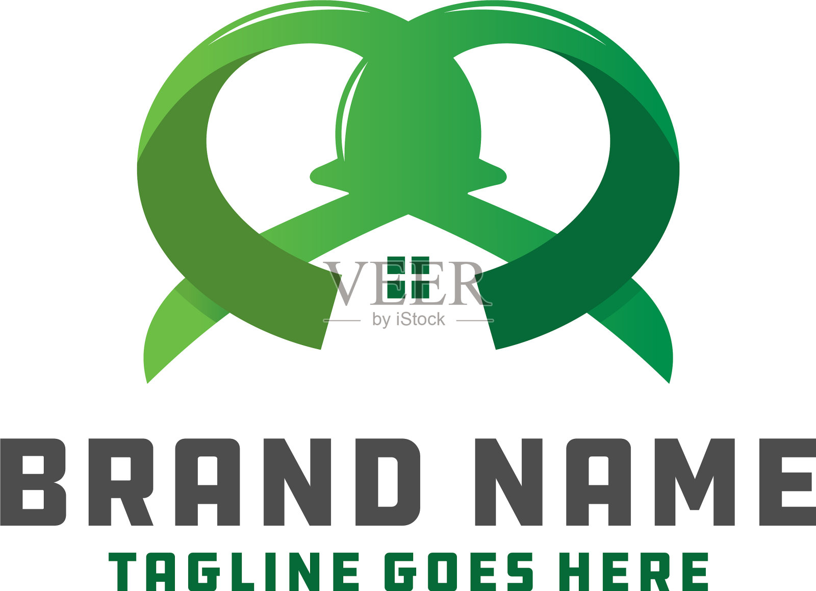 爱钟屋标志插画图片素材