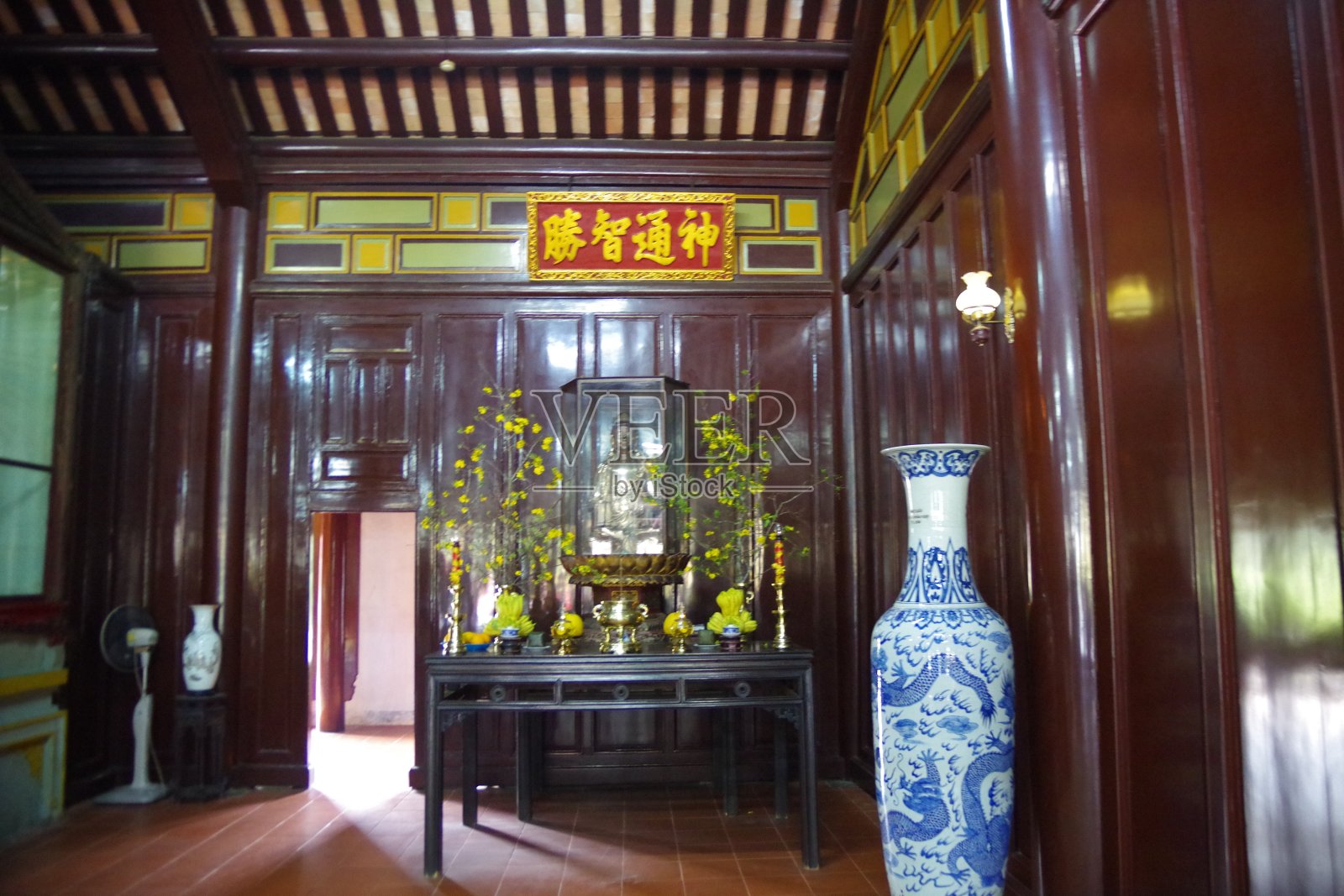 联合国教科文组织世界遗产地顺化古迹天目塔照片摄影图片