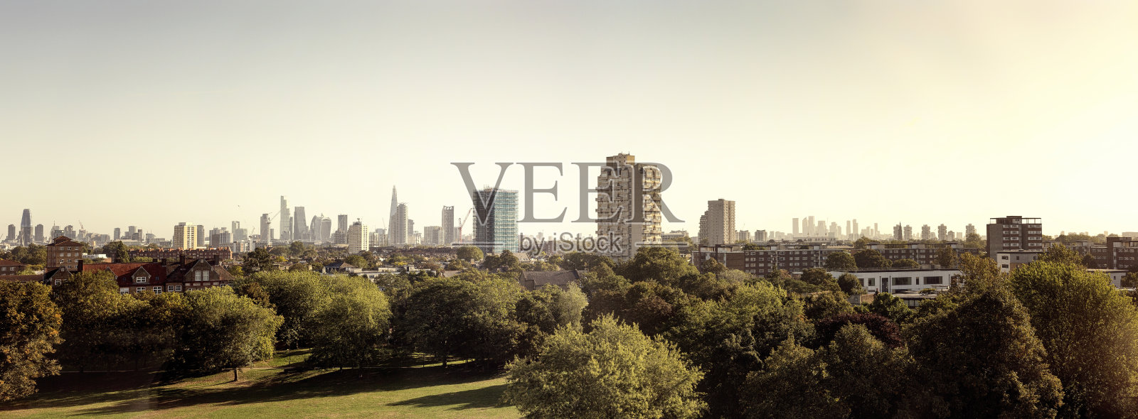 上午金融区全景照片摄影图片