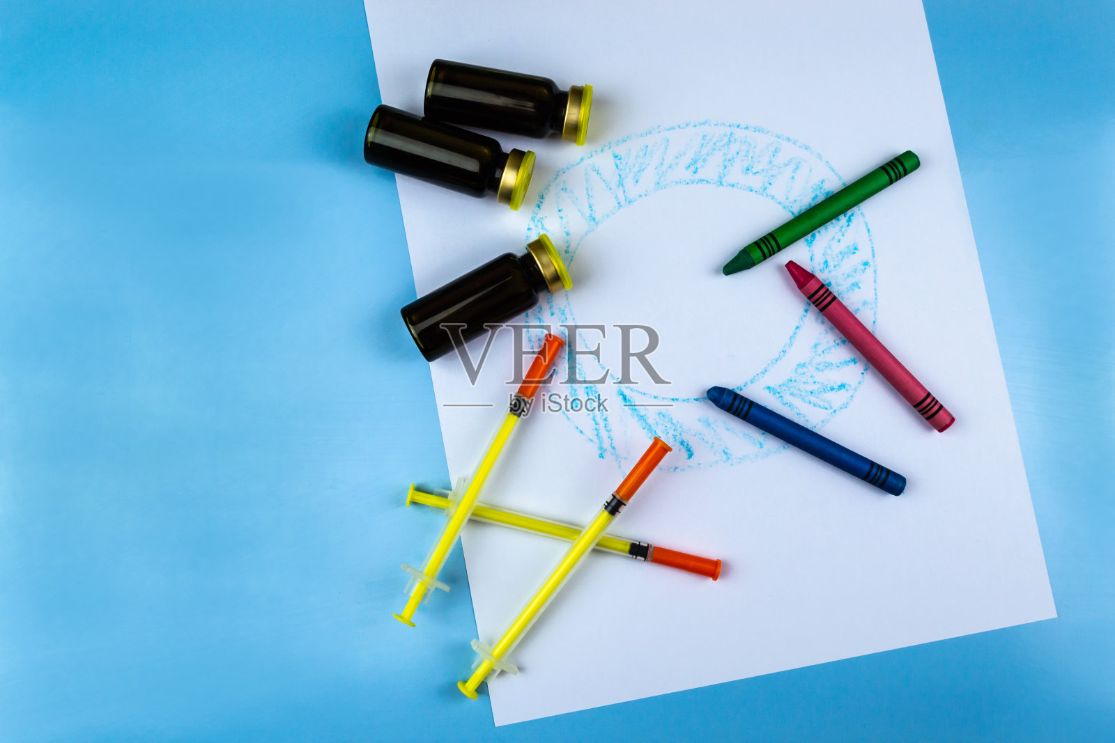 世界糖尿病日标志照片摄影图片