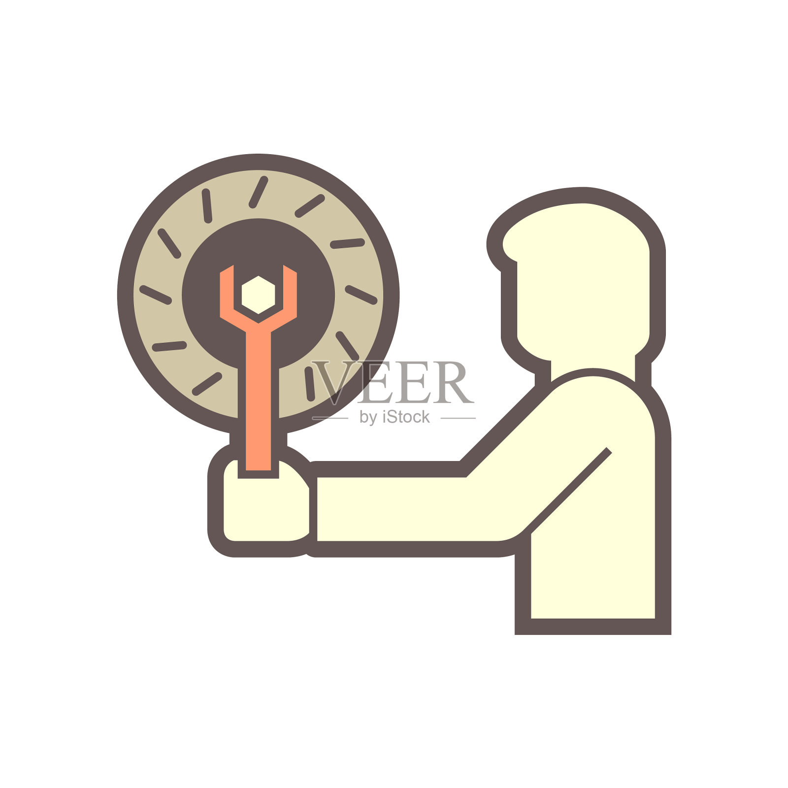 技术员汽车图标图标素材