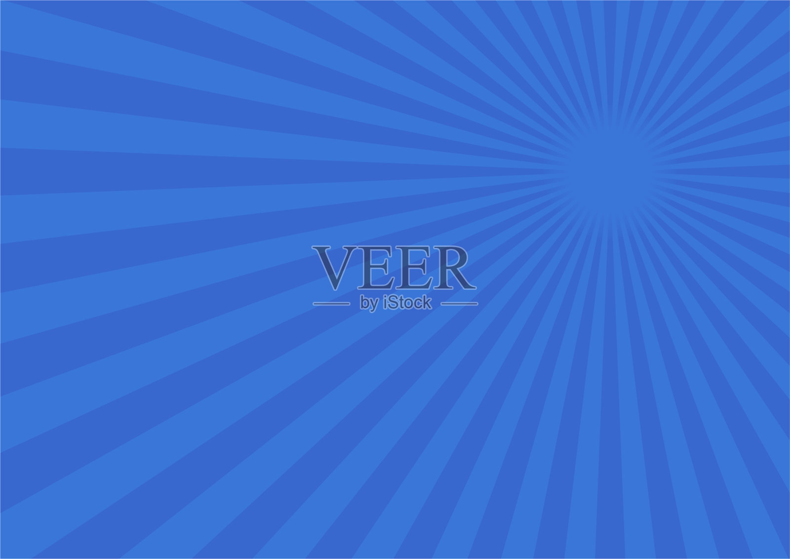 辐射背景材料的插图(深蓝色)。支点在右上方插画图片素材