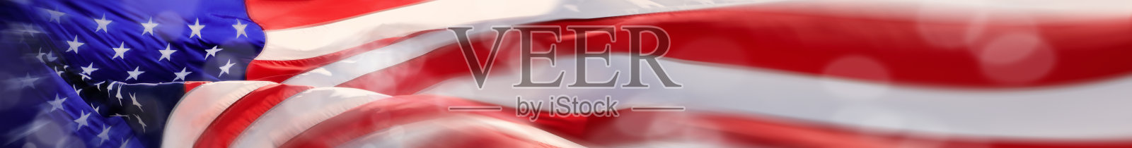 近距离挥舞着美国国旗照片摄影图片