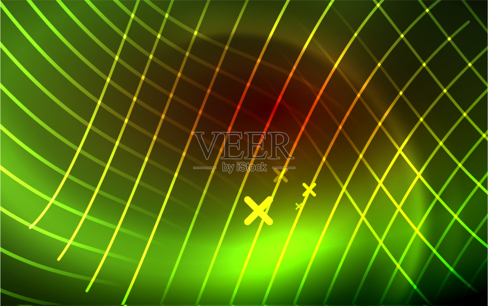 摘要背景-霓虹线设计插画图片素材