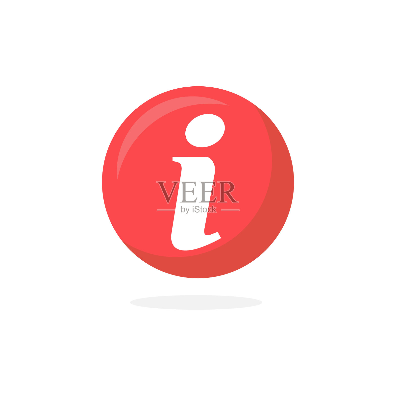 信息图标中的圆形按钮图标素材