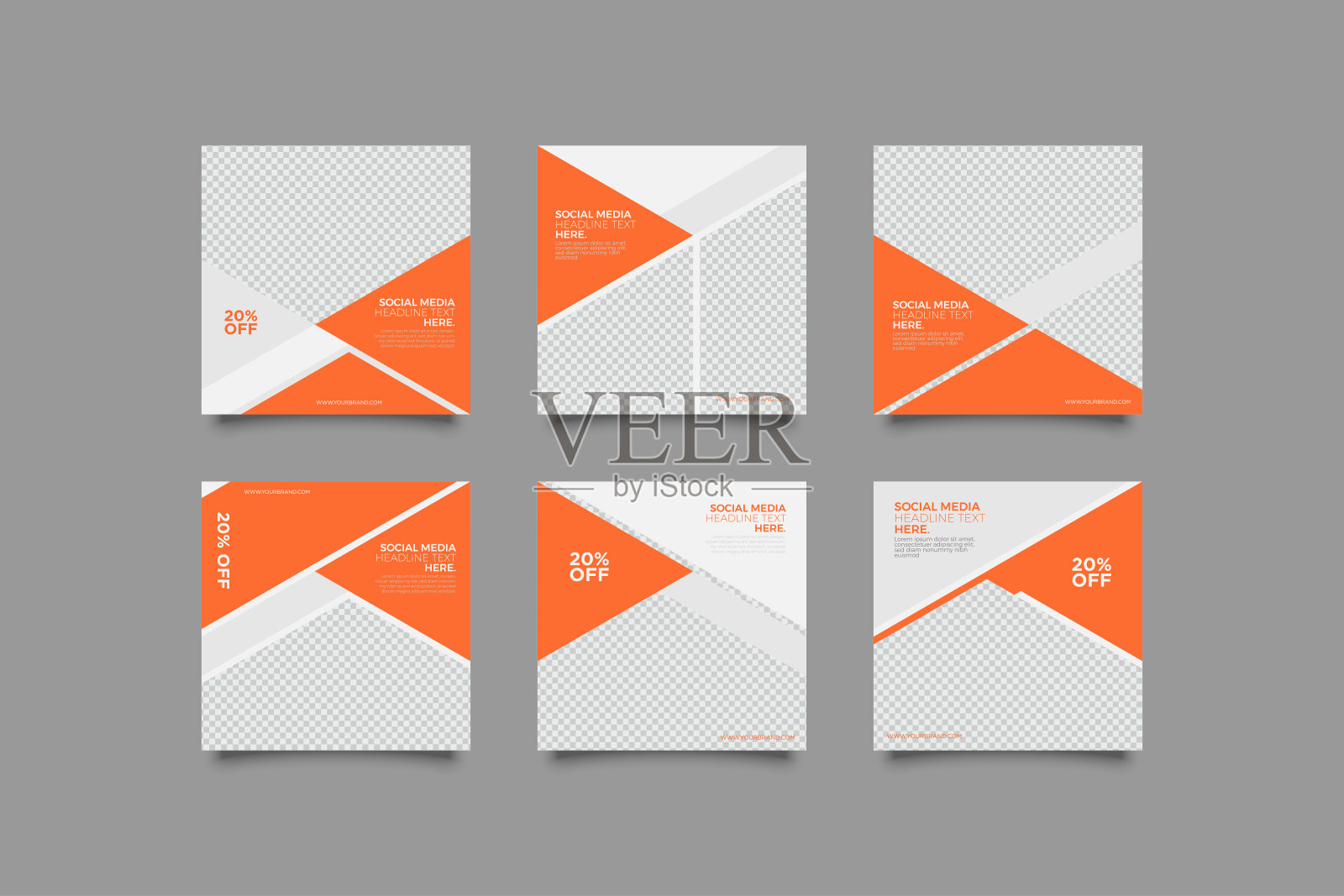 企业社交媒体横幅设计模板素材