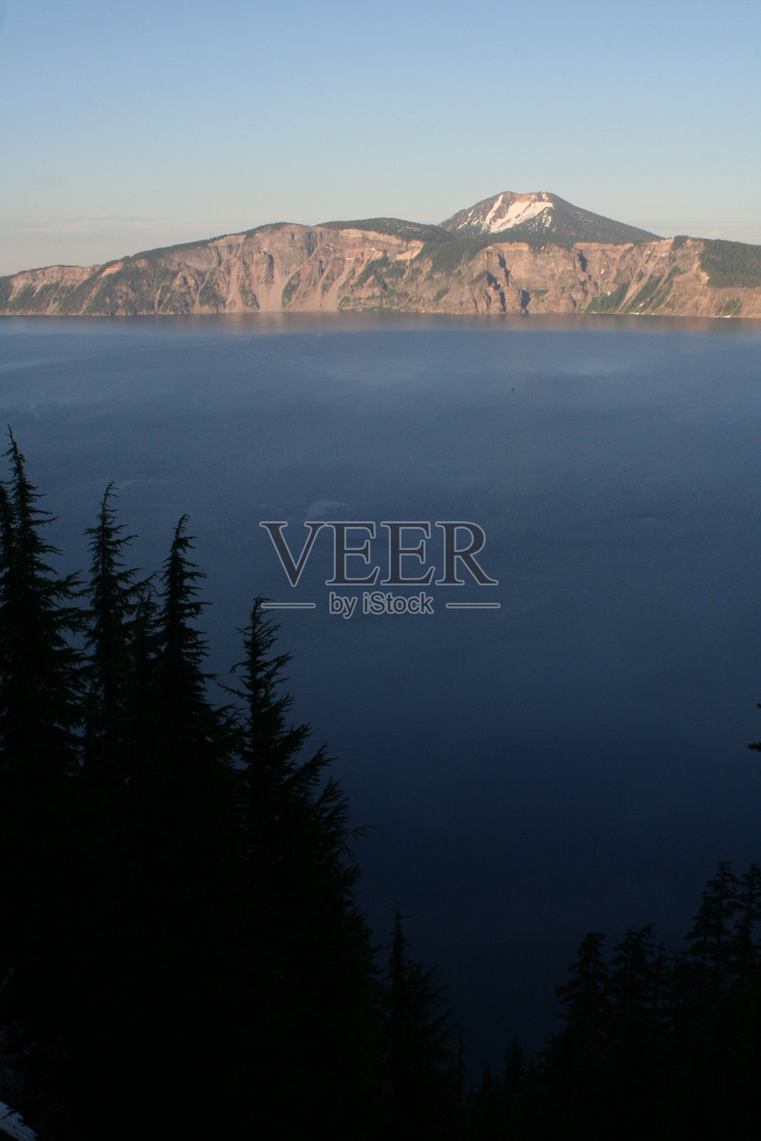 火山口湖照片摄影图片