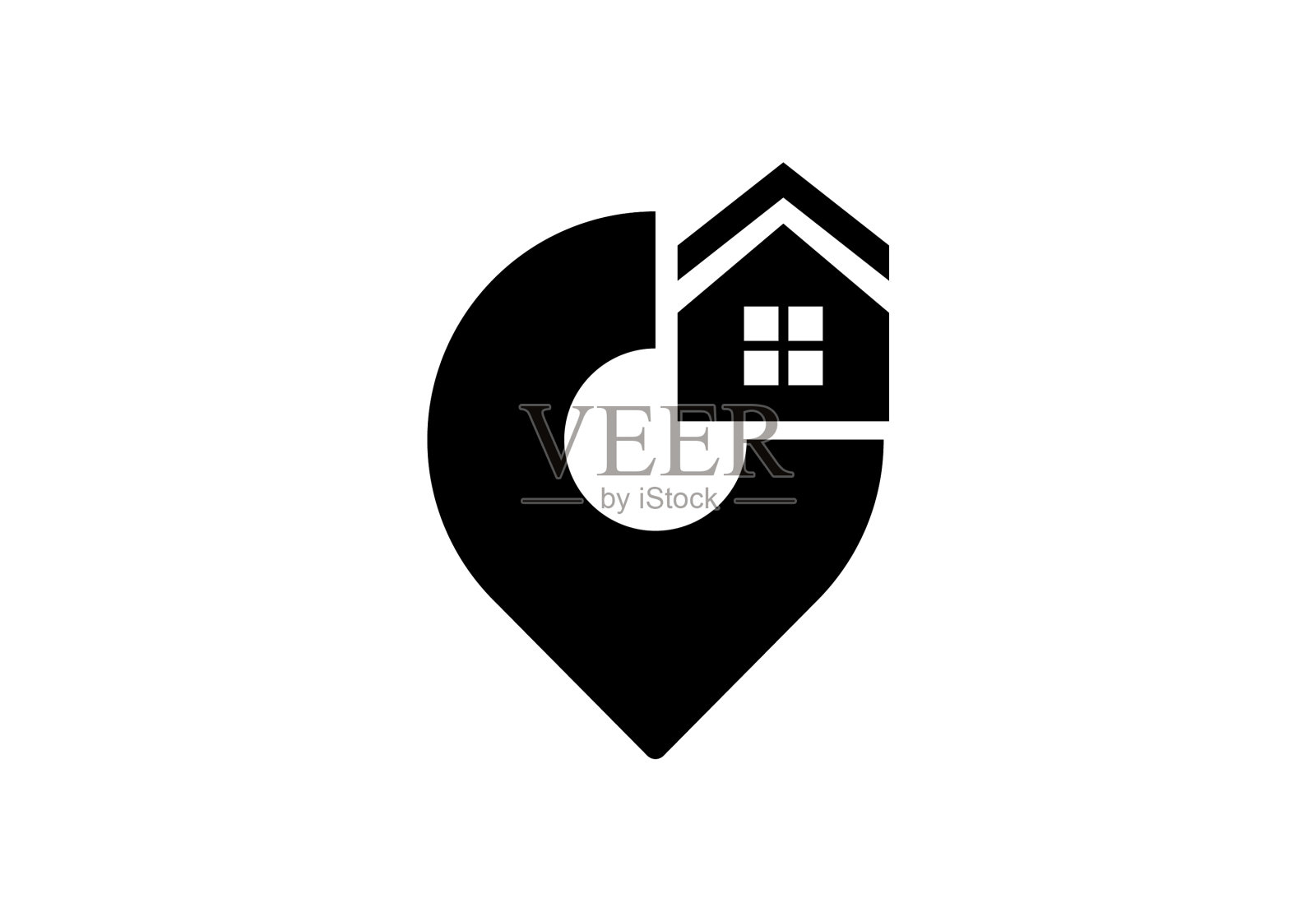 位置图标引脚标志导航地图GPS图标素材