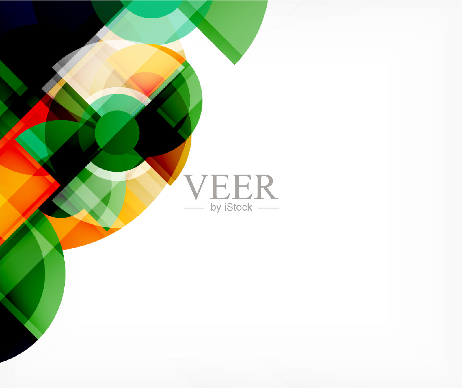 抽象背景圆和三角形设计插画图片素材