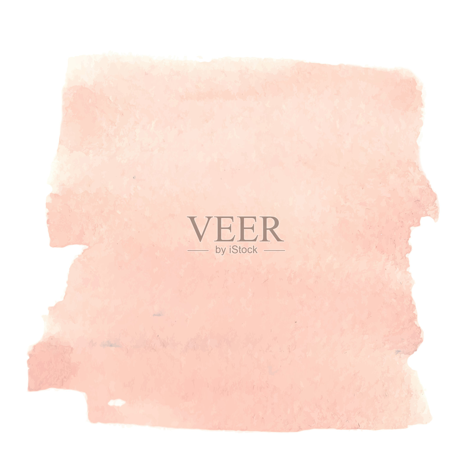 抽象甜粉笔触区水彩手绘横幅装饰插画图片素材