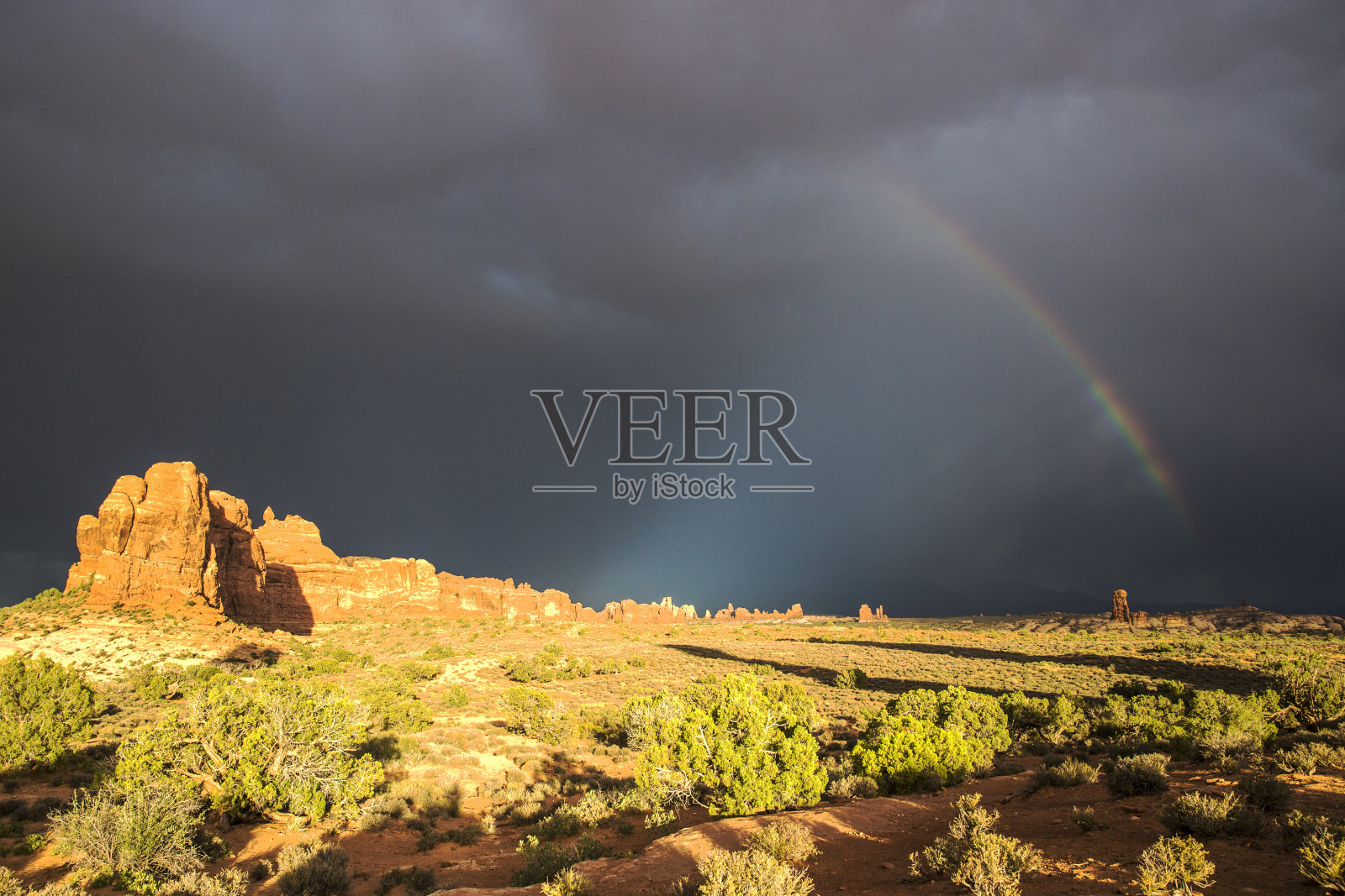 彩虹拱门国家公园照片摄影图片