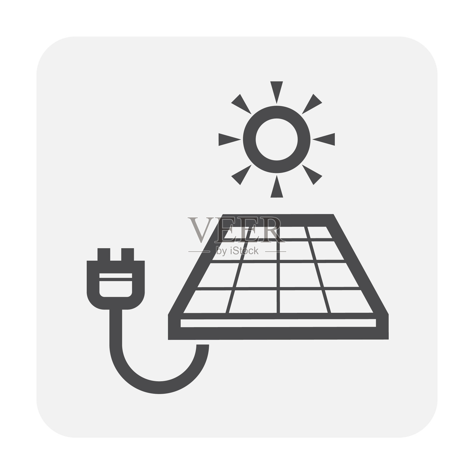 黑色能量图标图标素材