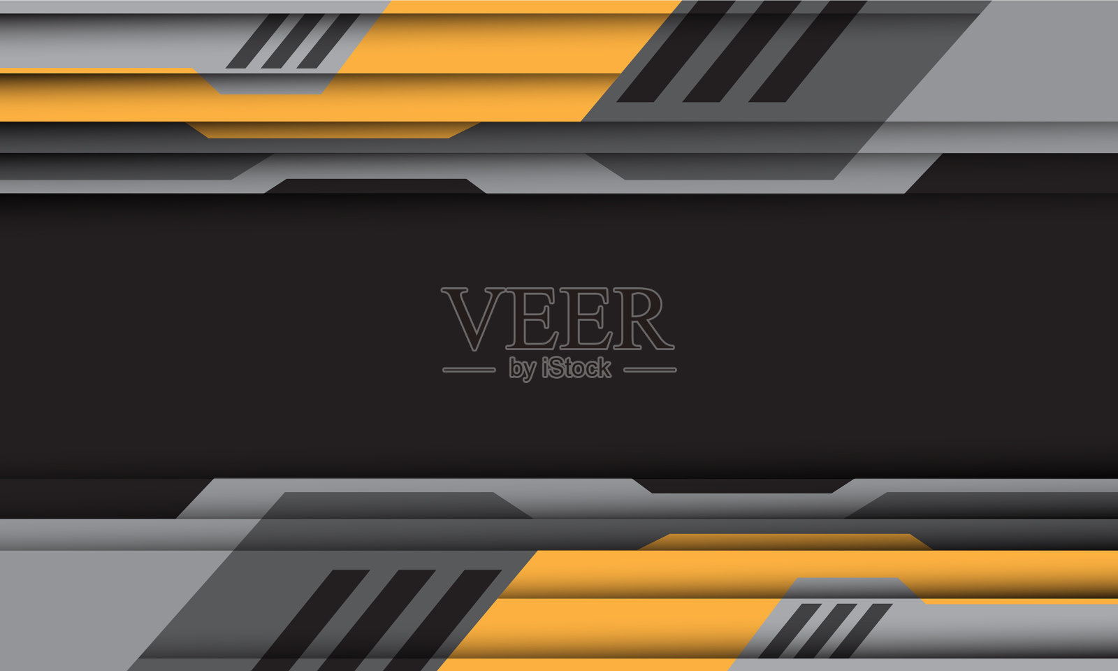 深灰色上的黄灰色网纹插画图片素材