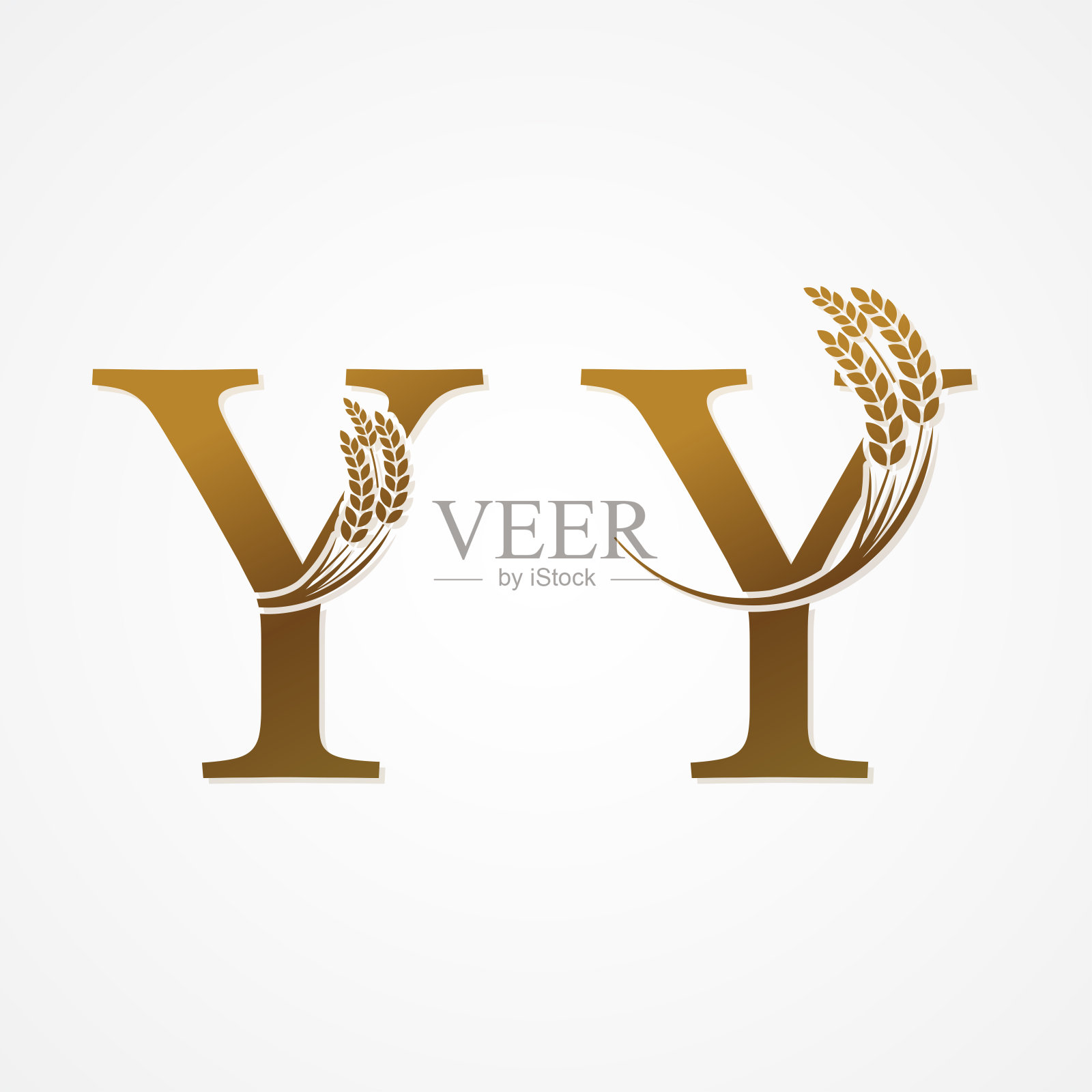 以金字米为标志设计矢量。设计元素图片