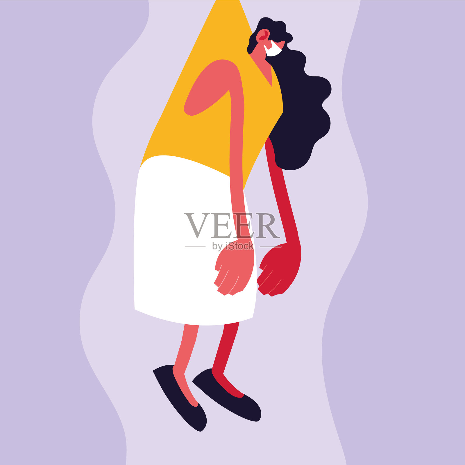 雇员裁员增加了全球失业率插画图片素材