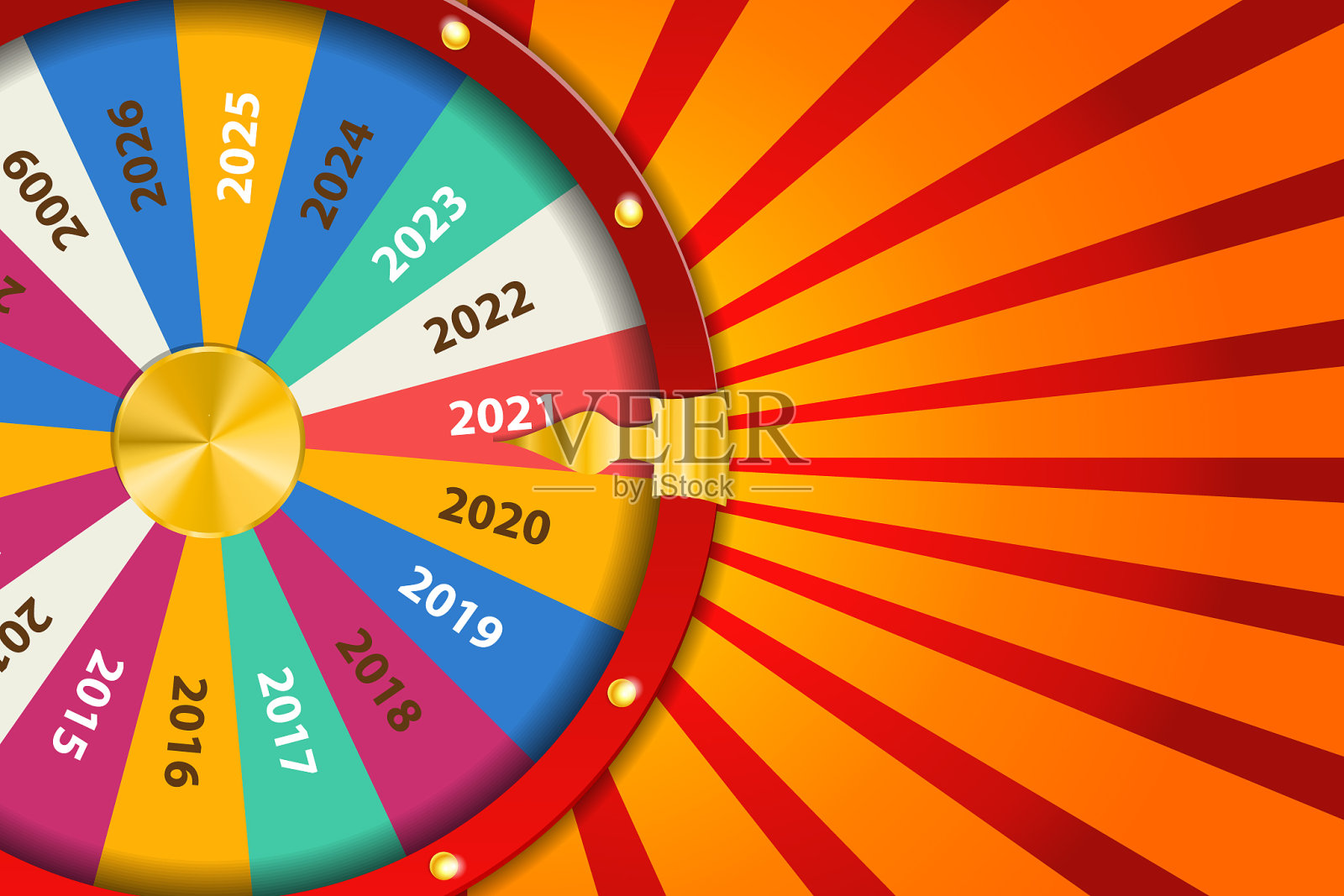 2021年新年快乐插画图片素材