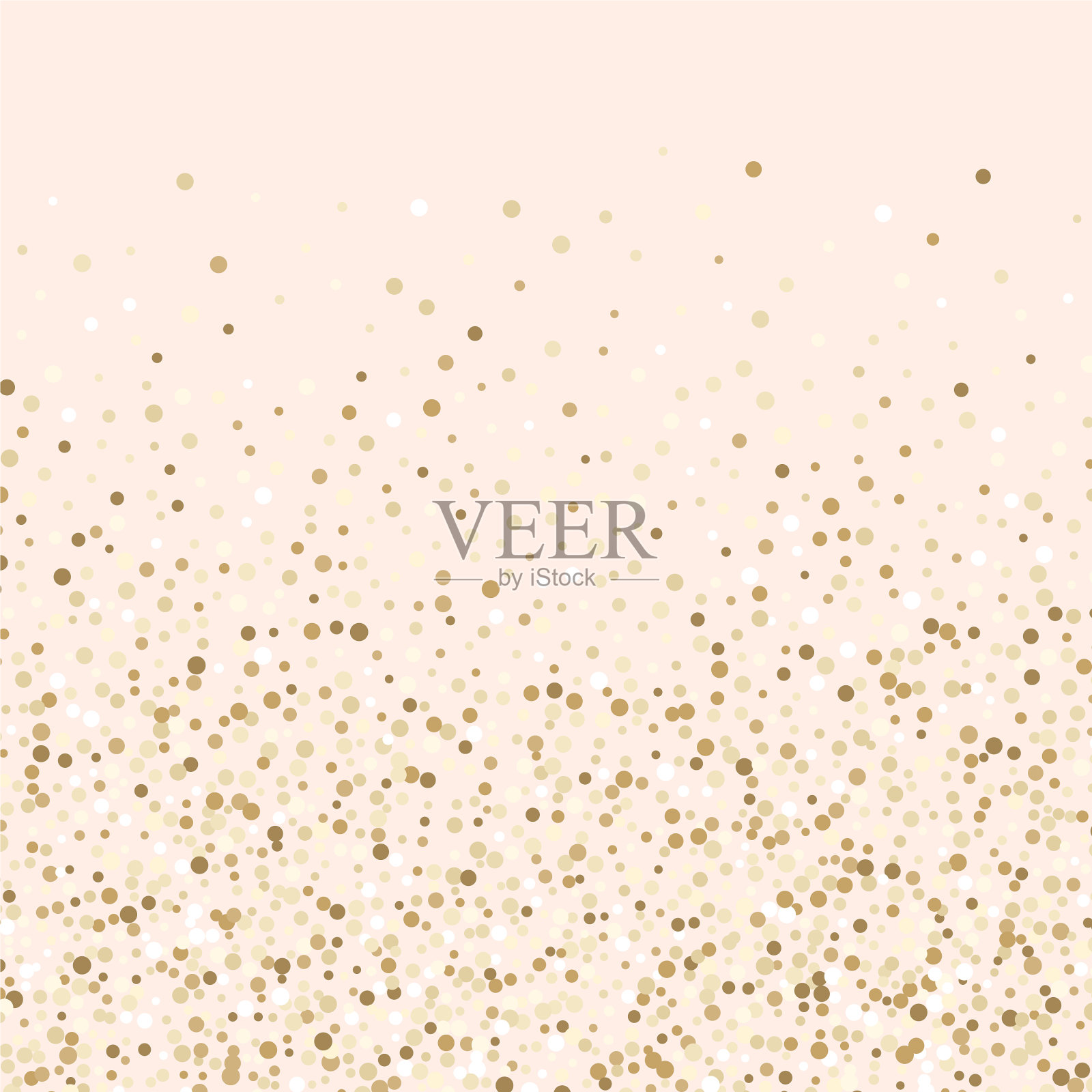 豪华的金色五彩纸屑金色闪闪发光的背景插画图片素材