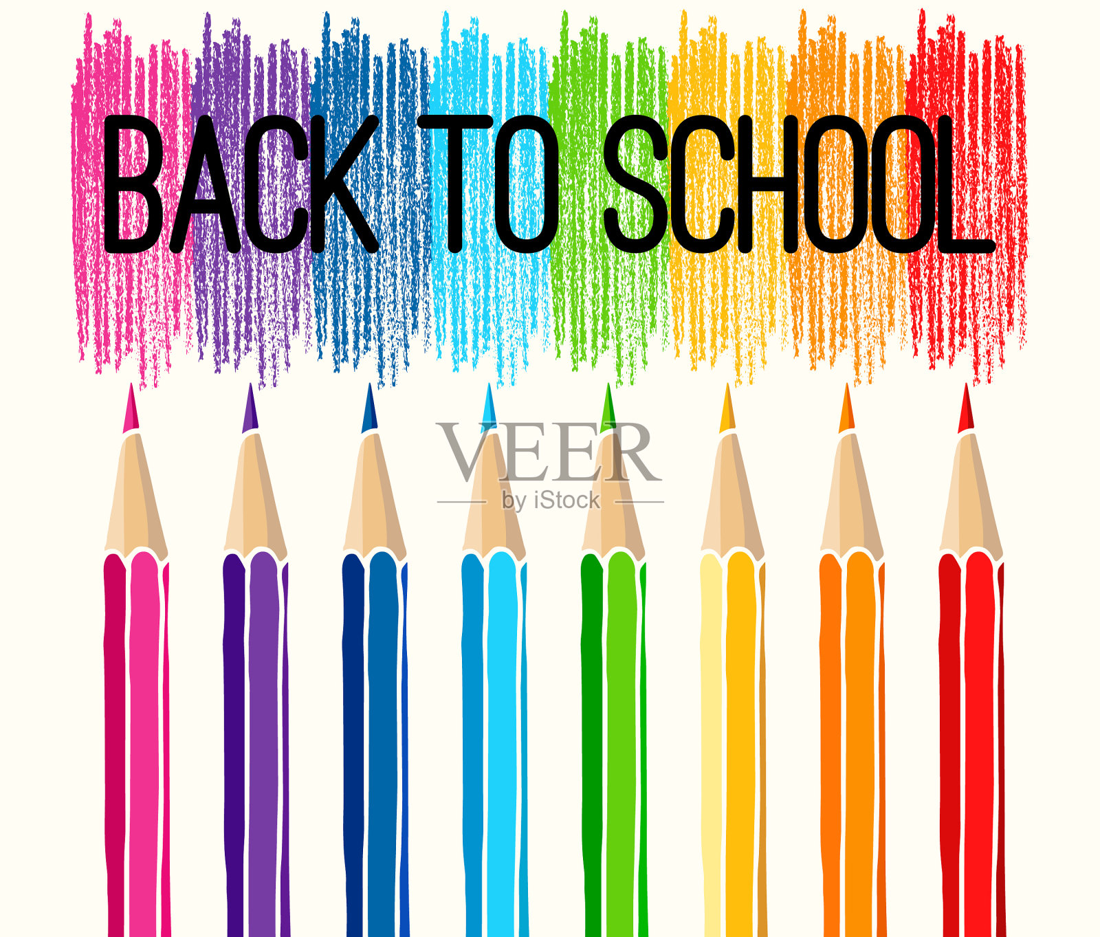 回到学校的问候插画图片素材