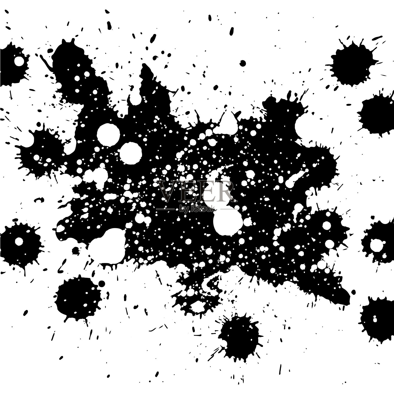 艺术漆溅插画图片素材