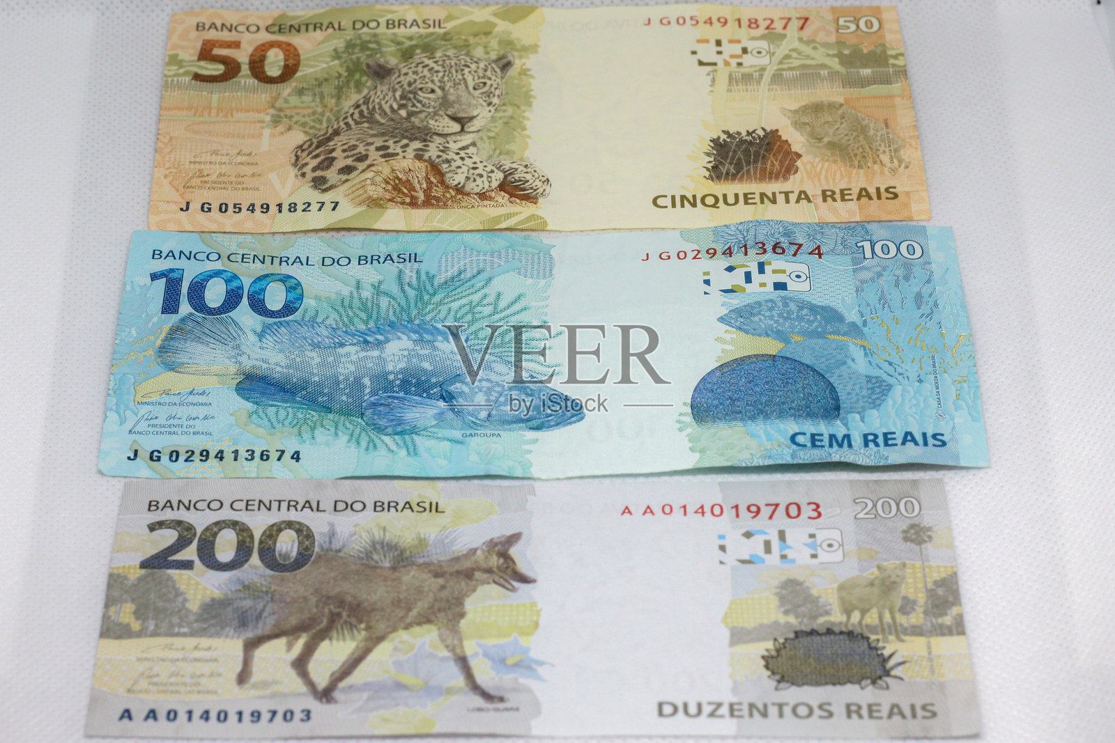 货币-雷亚尔纸币照片摄影图片