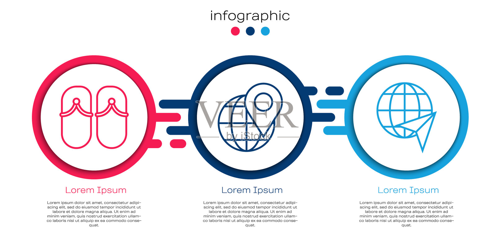 在地球仪上设置线触发器的位置插画图片素材