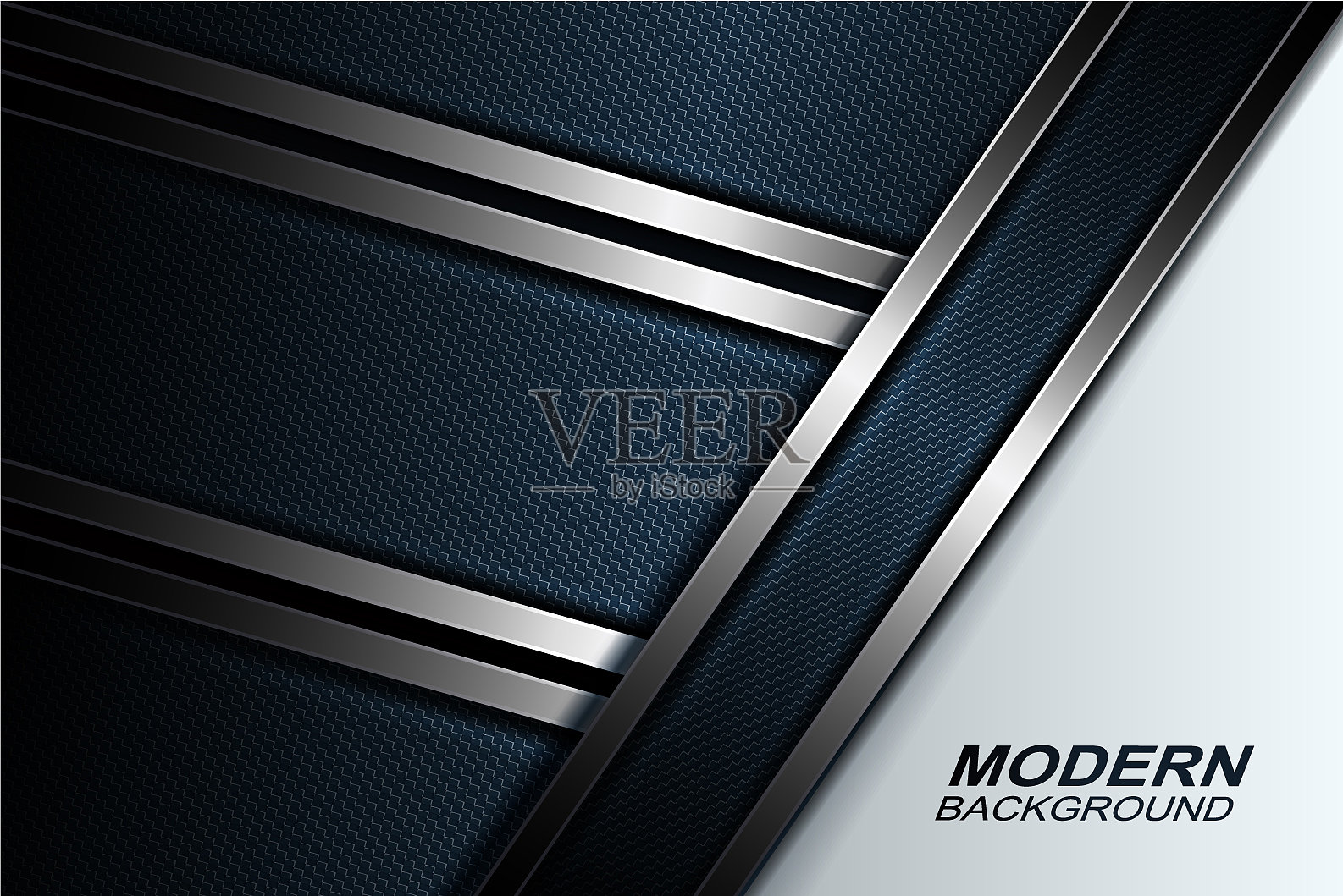 纹理蓝色背景与白色的角和插画图片素材