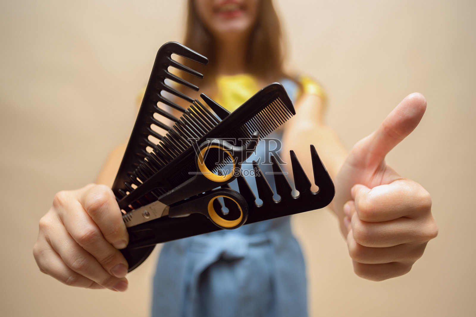 理发师。照片摄影图片