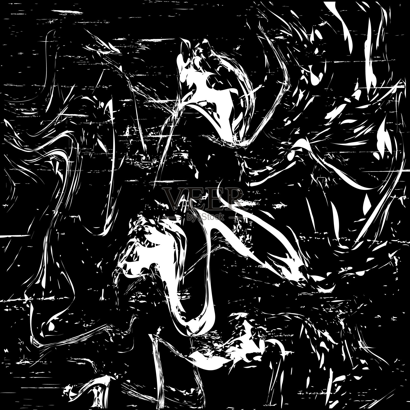 油漆飞溅背景。垃圾苦恼书法墨渍。黑色墨水吹爆炸。飞溅的背景。喷油漆滴。矢量图插画图片素材