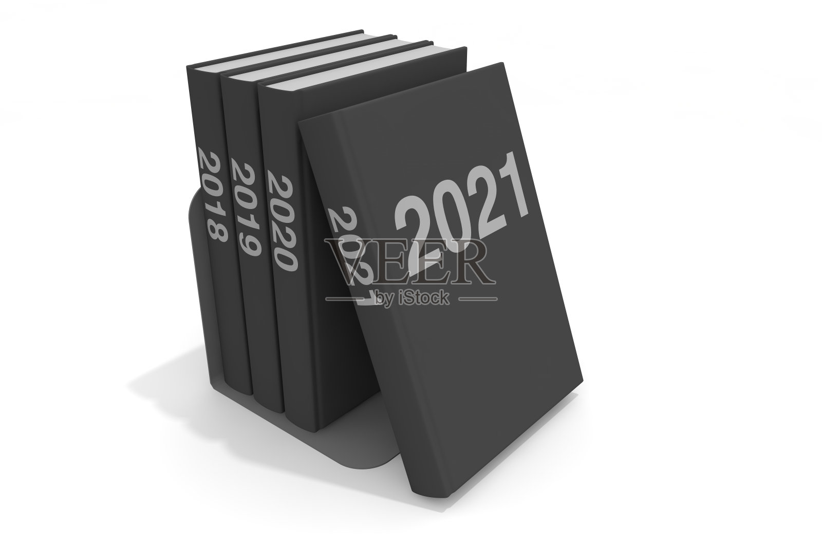 标题是2021个角色。2021年出版的。4本书。照片摄影图片