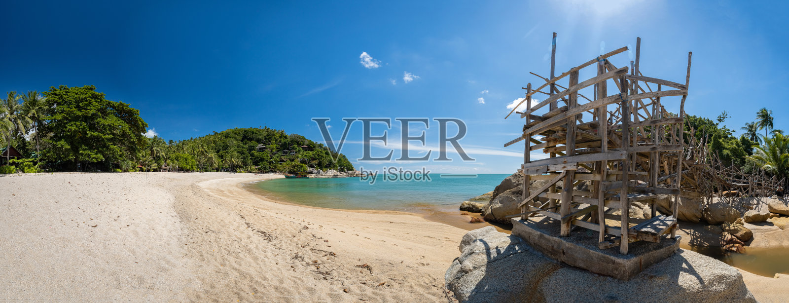 泰国潘干岛的Haad Thansadet全景图照片摄影图片