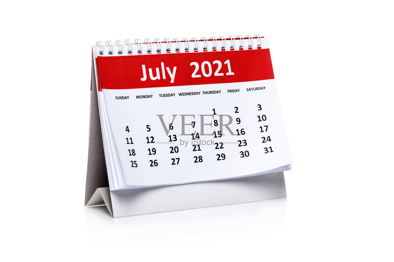 2021年7月日历照片摄影图片