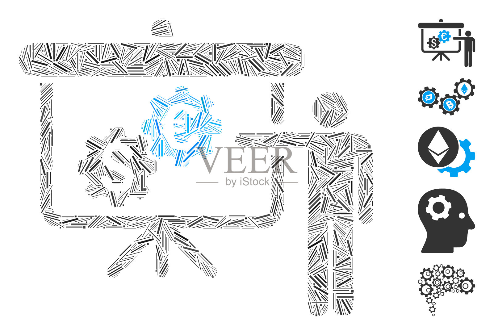 Line国际银行项目图标插画图片素材