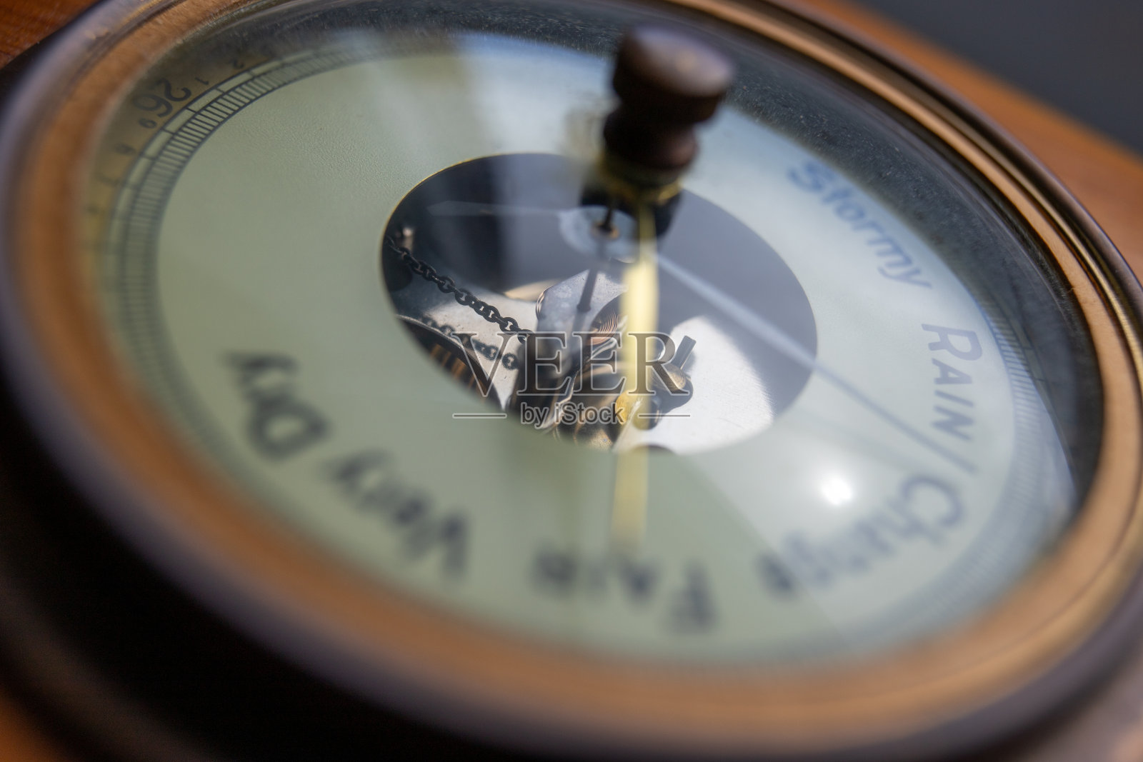 古董拨号晴雨表照片摄影图片