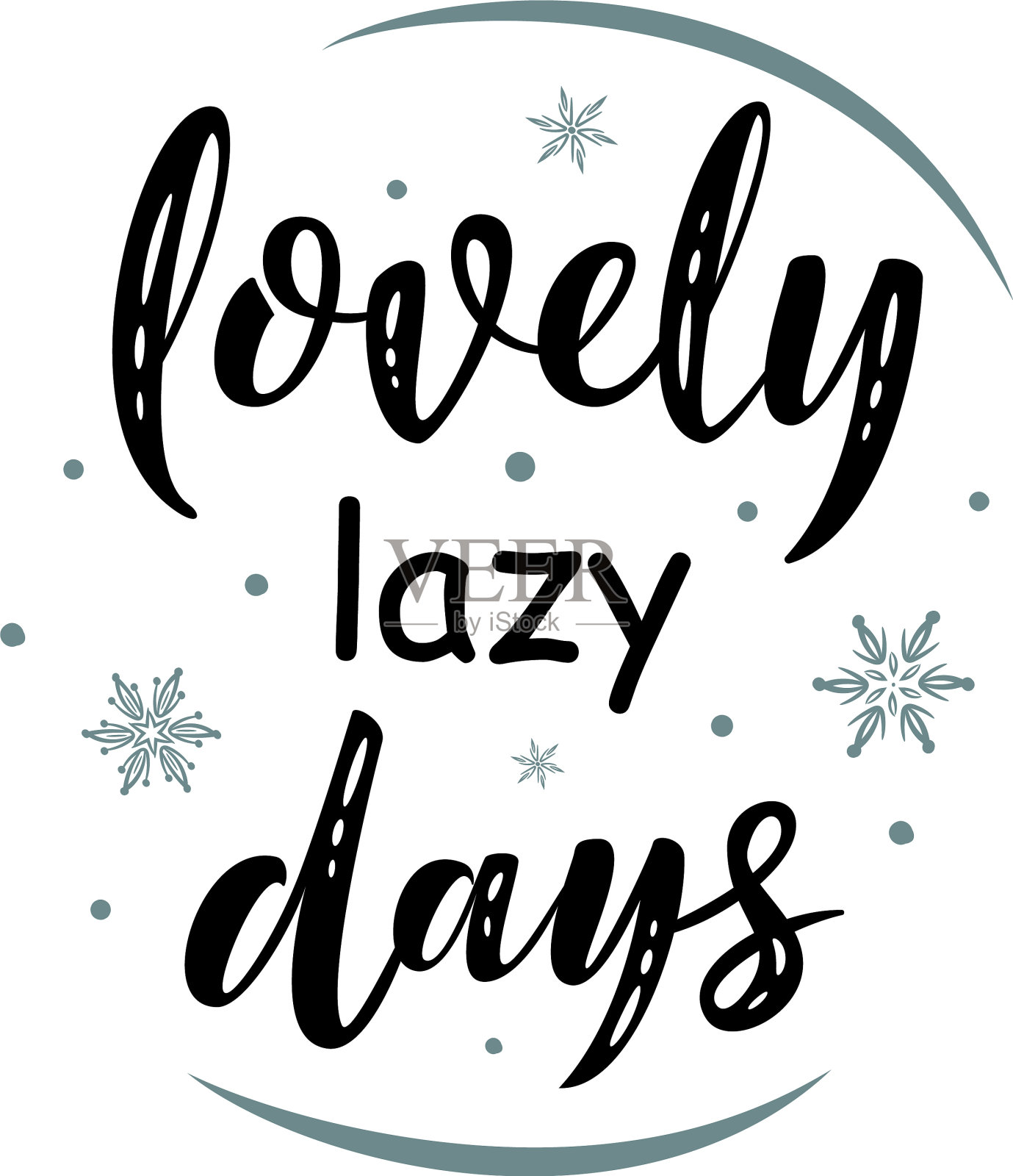 可爱慵懒的日子手绘动机简单设计元素图片