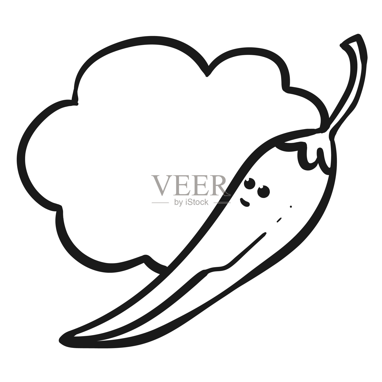 辣椒人物绘画。设计元素图片