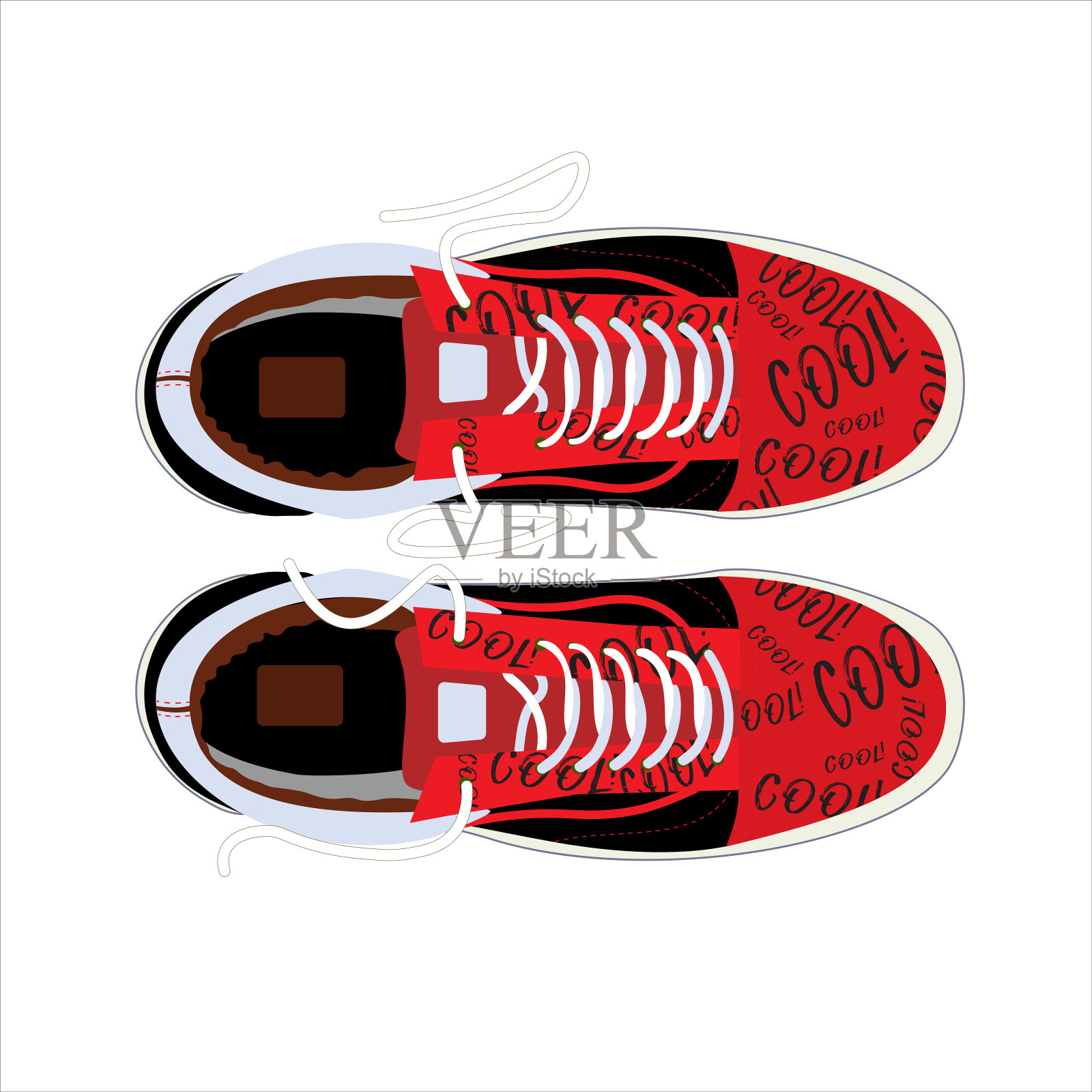 运动鞋插画图片素材