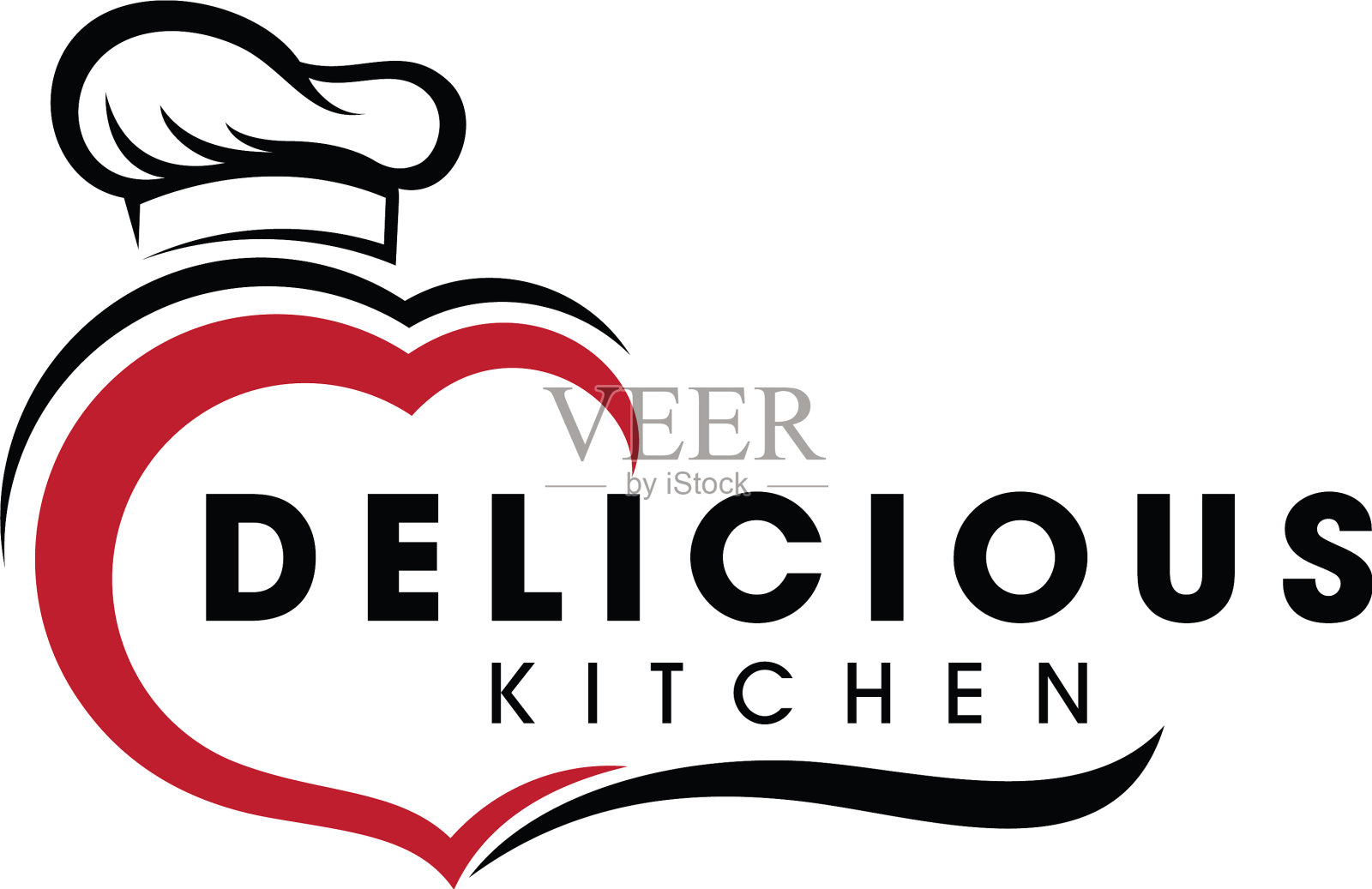 烹饪厨师标志插画图片素材