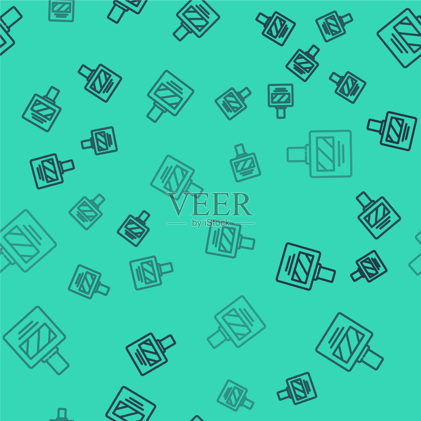 黑线须后水图标隔离无缝插画图片素材