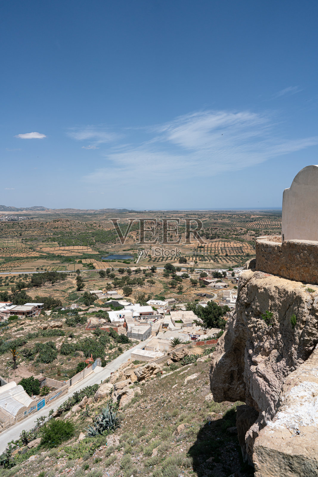 塔克罗纳，突尼斯柏柏尔人村照片摄影图片