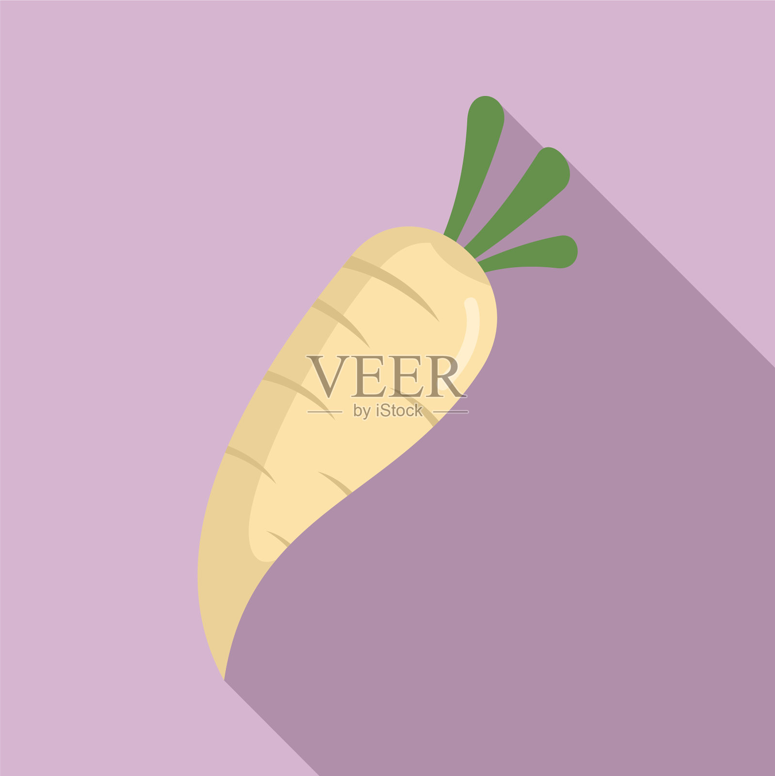 节食防风图标平坦风格插画图片素材