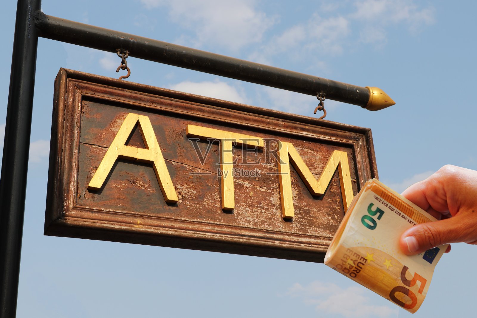 自动取款机标志照片摄影图片