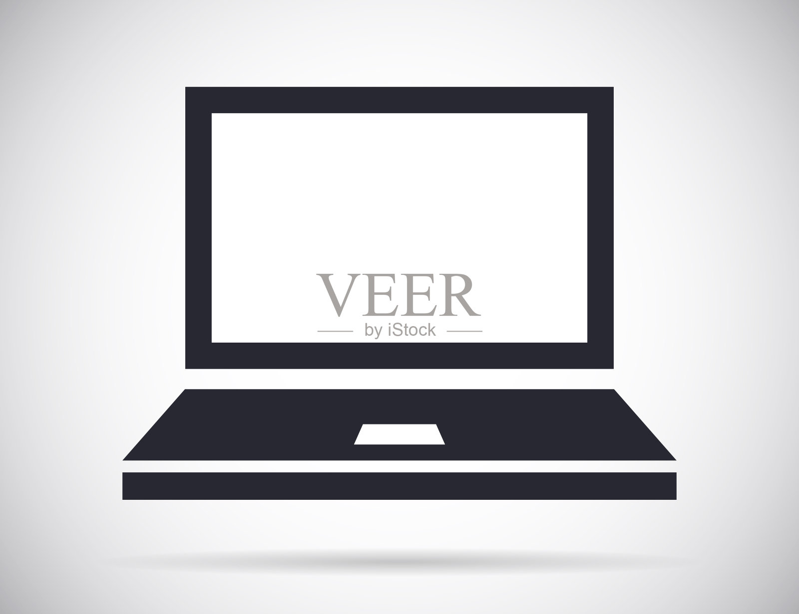 经典的笔记本电脑图标矢量符号设计元素图片