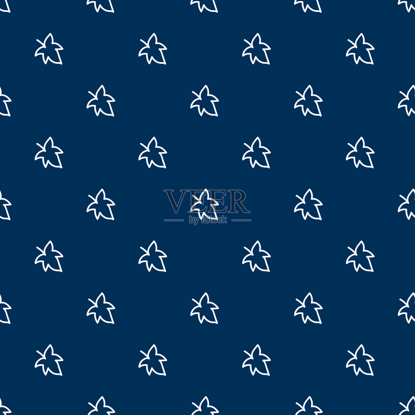 蓝白葡萄无缝图案。浅色图案在黑暗的背景与涂鸦印刷在织物，纸张，包装。向量插画图片素材