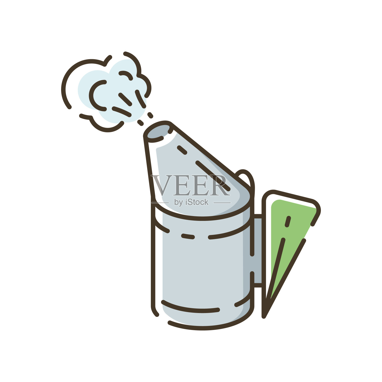 蜜蜂烟RGB颜色图标插画图片素材